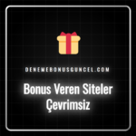 Çevrimsiz bonus veren siteler listesini gösteren bir dizüstü bilgisayar.
