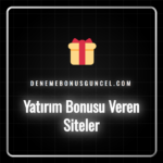 Yatırım bonusu veren siteler tarafından sunulan kazançlı teklifler.